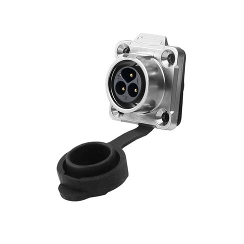 3-pin LP-16 موصل أنثى ذكر صندوق شفة معدنية تركيب مقبس الطيران (قابس أنثى) in Kuwait