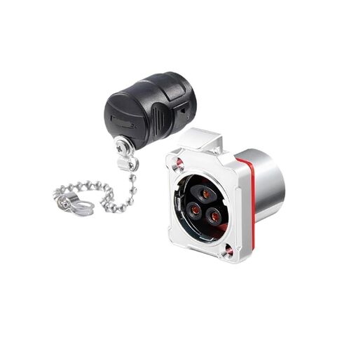 BD24 نوع قفل سلك 25A موصل M24 المفاجئة على عكس مقاوم للماء الطيران 3 الأساسية (تركيب عكسي معدني) in Kuwait