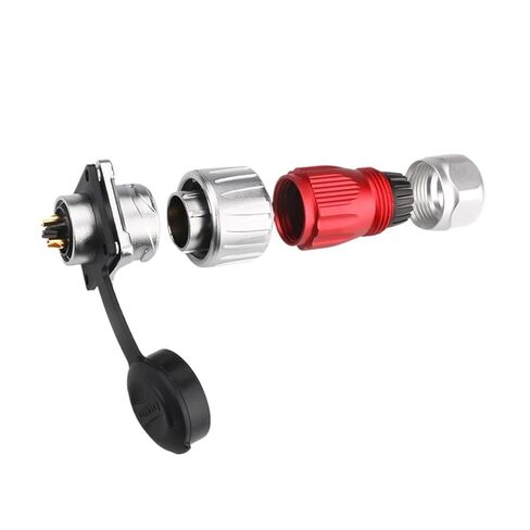 M20 الطيران والمقبس 4 دبوس شفة مقعد موصل الطاقة المعدنية 1/4 حربة سريعة (شفة رسمية) in Kuwait