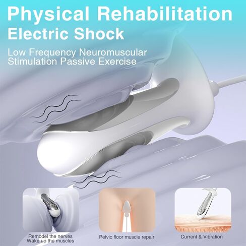 Pelvic Floor Muscle Trainer for Bladder Control with LCD Display,2-in-1 Incontinence Stimulation System & Massage Kegel Exerciser for Women,Adjustable Intensity & Ergonomic Safety Stopper in Saudi Arabia