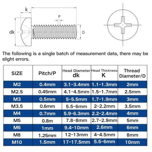 150Pcs M3x5mm Pan Head Machine Screws Thread Pitch 0.5mm Black Cross Phillips Drive Metric Fully Threaded Carbon Steel Screw Fasteners Bolts for Furniture Electronics DIY Projects in Saudi Arabia