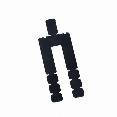 Stack Shim 3 5/8" x 1 7/8" x 1/16"، 96 قطعة قابلة للتكديس، لون أسود، حشوات تسوية للنوافذ والأبواب، صنع في الولايات المتحدة الأمريكية، شحن مجاني وسريع، Stackshim BFSEALS in Kuwait