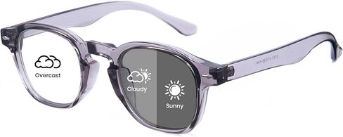 Cyxus Photochromic Blue Light Glasses for Men Women, Reduce Eye Strain Computer Glasses Anti UV for Work Driving Outdoor 8314 in Saudi Arabia