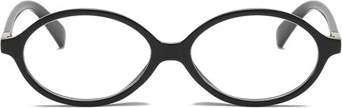 LASPOR Retro Oval Glasses for Women Men 90s Round Blue Light Blocking Glasses Y2K Nerd Eyeglasses in Kuwait