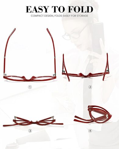 SODQW طوي خمر البيضاوي القط العين الضوء الأزرق حجب النظارات للنساء ريترو نظارات أنيقة لاستخدام الكمبيوتر in Kuwait