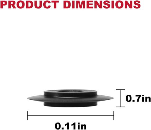 41317 E3469 عجلات قطع الأنابيب لعجلات قطع الأنابيب النحاسية RIDGID 101 103 104 117 118 150 151 152 153 205، شفرات قطع الأنابيب قطعة بديلة 4 عبوات in Kuwait