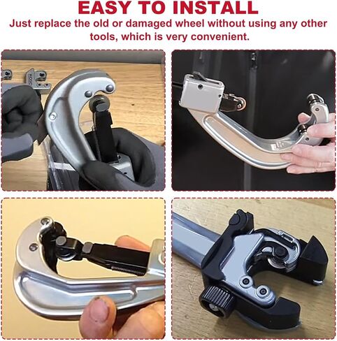 41317 E3469 عجلات قطع الأنابيب لعجلات قطع الأنابيب النحاسية RIDGID 101 103 104 117 118 150 151 152 153 205، شفرات قطع الأنابيب قطعة بديلة 4 عبوات in Kuwait