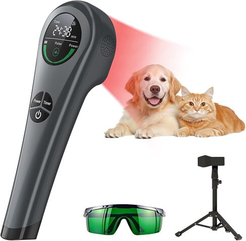 Dog Red Light Therapy Device, 650nm & 808nm Near Infrared Red Light Therapy Wand for Human and Pets, Portable Handheld Red Light Therapy for Joint, Muscle in Saudi Arabia