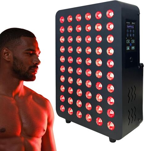 Red Light Therapy Panel, Dual Chip LED 660nm 850nm Near Infrared Light for Body & Face, High Power Red Light Therapy Device for Muscle Recovery, Joint Pain Relief, Skin Rejuvenation at Home in Saudi Arabia