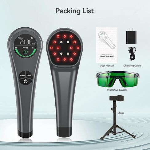 Dog Red Light Therapy Device, 650nm & 808nm Near Infrared Red Light Therapy Wand for Human and Pets, Portable Handheld Red Light Therapy for Joint, Muscle in Saudi Arabia