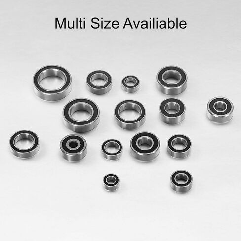 uxcell 608-2RS Hybrid Ceramic Deep Groove Ball Bearings 8x22x7mm Si3N4 Silicon Nitride Balls Steel Rings Double Sealed Bearing for Motors, CNC Spindles (ABEC5) in Saudi Arabia