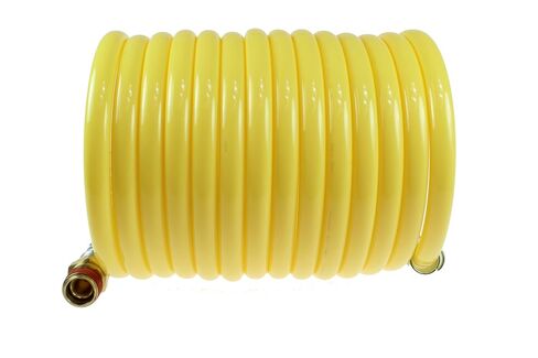 Coilhose Pneumatics N14-12B خرطوم هواء نايلون ملفوف، معرف 1/4 بوصة، طول 12 قدم مع (2) تركيبات دوارة 1/4 بوصة in Saudi Arabia