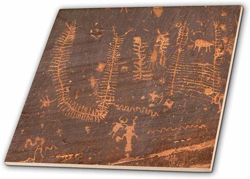 3dRose Petroglyphs - يوتا - بلاط سيراميك، 6 بوصة (ct_205260_2) in Saudi Arabia