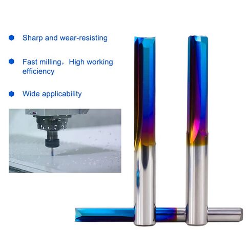 1pcs Flute Straight Milling Cutter 2 Flute Straight End Mill Carbide Router Bit 4mm/6mm Shank CNC Engraving Milling Tools for Wood PVC Plastic in Saudi Arabia