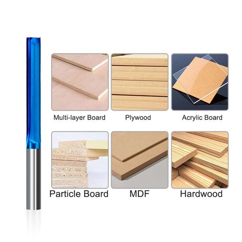 1pcs Flute Straight Milling Cutter 2 Flute Straight End Mill Carbide Router Bit 4mm/6mm Shank CNC Engraving Milling Tools for Wood PVC Plastic in Saudi Arabia