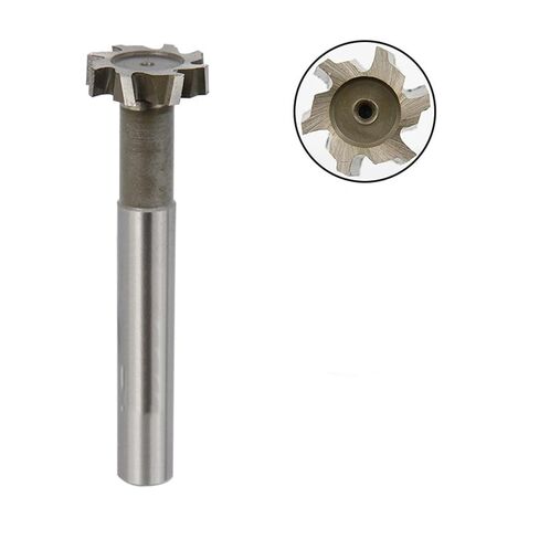1pcs HSS T-Slot Cutter 8-32mm Metal Keyway Endmills CNC Milling Tool HSS T Slot Milling Cutter Welded Rough Insert End Mill in Saudi Arabia