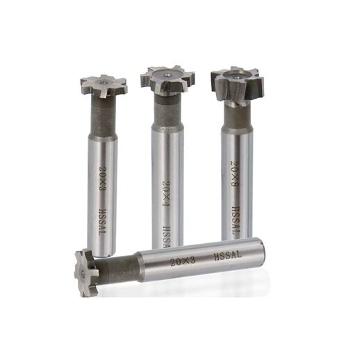 1pcs HSS T-Slot Cutter 8-32mm Metal Keyway Endmills CNC Milling Tool HSS T Slot Milling Cutter Welded Rough Insert End Mill in Saudi Arabia