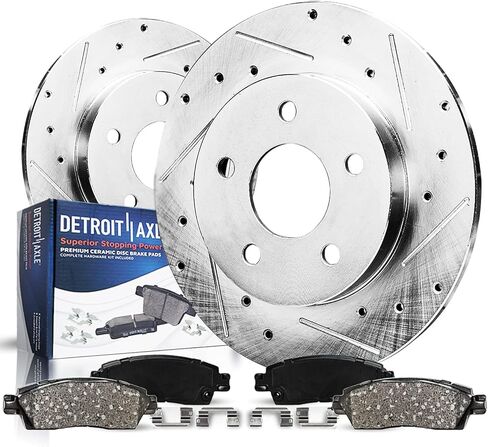 Detroit Axle - أحذية الفرامل الخلفية لـ 2005-2011 Dodge Dakota، 2006-2009 Mitsubishi Raider، أحذية الفرامل 2007 2008 بديلة [نماذج مع فرامل طبلة خلفية] in Kuwait