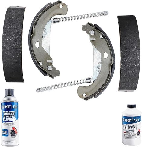 Detroit Axle - أحذية الفرامل الخلفية لـ 2005-2011 Dodge Dakota، 2006-2009 Mitsubishi Raider، أحذية الفرامل 2007 2008 بديلة [نماذج مع فرامل طبلة خلفية] in Kuwait