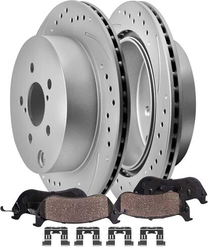 Detroit Axle - أحذية الفرامل الخلفية لـ 2005-2011 Dodge Dakota، 2006-2009 Mitsubishi Raider، أحذية الفرامل 2007 2008 بديلة [نماذج مع فرامل طبلة خلفية] in Kuwait