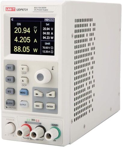 UNI-T UDP6731 360 واط تيار مستمر تحويل التيار الكهربائي 80 فولت/15A مقعد التيار الكهربائي قناة واحدة 2.8in TFT LCD عرض حجم صغير 1 وحدة in Kuwait