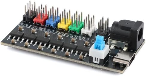 3Pcs Multi-Channel Power Supply Voltage Regulator Module, Type-C and DC, 1.2-5.0V, AMS1117 in Saudi Arabia