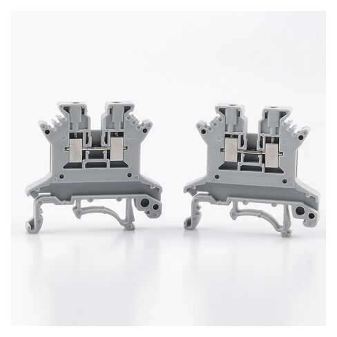 10pcs UK-1.5N DIN Rail Terminal Block Screw Connection Wire Connector Terminal Block 16awg Wire in Saudi Arabia