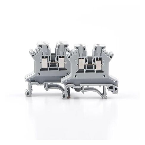 10pcs UK-1.5N DIN Rail Terminal Block Screw Connection Wire Connector Terminal Block 16awg Wire in Saudi Arabia