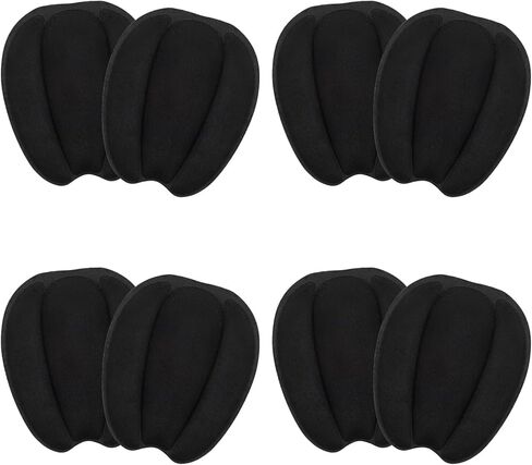 4Pairs Shoe Tongue Pads, Non Slip Tongue Pads, Self-Adhesive Shoe Tongue Pads for Men, Women, Black in Saudi Arabia