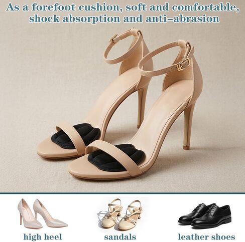 4Pairs Shoe Tongue Pads, Non Slip Tongue Pads, Self-Adhesive Shoe Tongue Pads for Men, Women, Black in Saudi Arabia