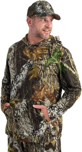 NOMAD mens Edc Lightweight Fleece Hoodie, Comfortable Camo Hunting Pullover for Everyday and Outdoor Wear in Saudi Arabia