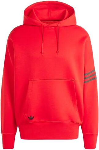 سترة بغطاء رأس فضفاضة للرجال من adidas ORIGINALS STREET NEUCLASSICS، Better Scarlet، 2XL in Saudi Arabia