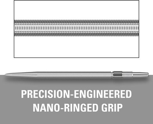 Target Darts Swiss Points, Nano Swiss Point Dart Tips (3 Pack Set of Tips) 40MM, Silver | Change Dart Points, Professional Darts Accessories in Saudi Arabia