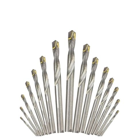 Carbide Drill Bits with Tungsten Steel Straight Shank are Used for Iron Aluminum Alloy Ceramic Tiles 3-20mm Set(10pcs 20mm) in Kuwait
