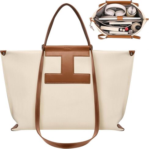 CHUNLI Laptop Tote Bag for Women,15.6 Inch Leather Work Bag Computer Purse, Waterproof Business Briefcase Handbags in Kuwait