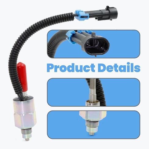 Solenoid Valve Fit For New Holland Loader L180 L185 L190 C185 C190 LT185.B LT190.B LS180.B LS185.B LS190.B Case Loader 410 420 430 435 440 445 450 465 420CT 440CT 445CT 450CT Replace 87445988 84128132 in Saudi Arabia