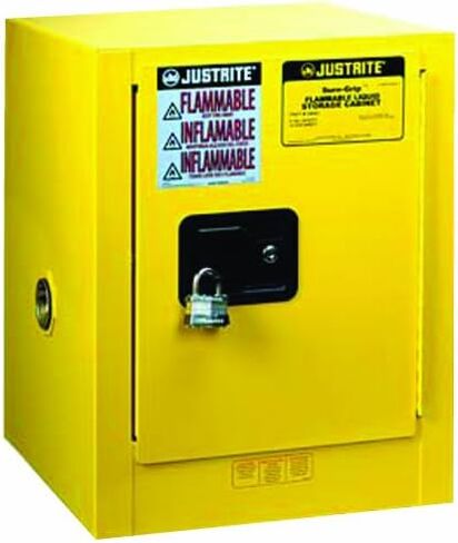 Justrite Sure-Grip EX خزانة سطح العمل، باب ذاتي الإغلاق، 4 جالون. - 890420 - كل in Saudi Arabia
