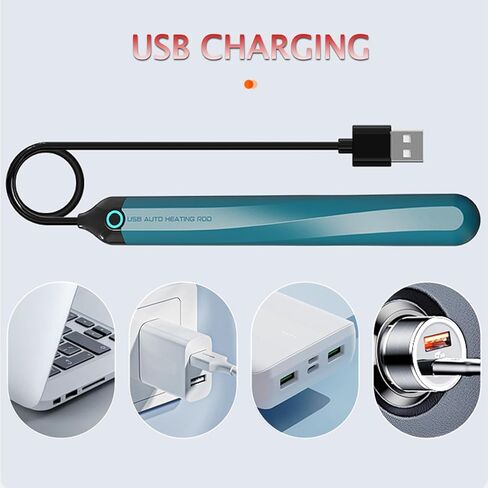 عصا تسخين USB قضيب تسخين قضيب تدفئة 【تسخين سريع للتحكم التلقائي في درجة الحرارة 】 عصا تجفيف عصا دياتوميت لامتصاص الماء مجموعة مكونة من قطعتين in Saudi Arabia