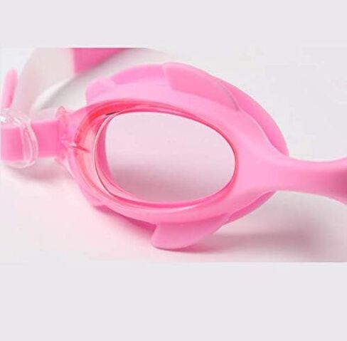 Cute Swimming Goggles UV Protection Swim Glasses with Anti Fog Lenses (Pink) in Saudi Arabia