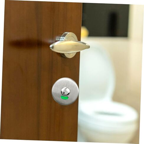 Veemoon Public Toilet Indicator Lock with Privacy Indicators Sturdy Metal Design Easy Installation for Washroom Doors 1 Set in Saudi Arabia