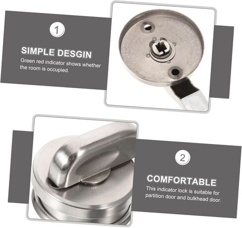 MAGICLULU Bathroom Privacy Indicator Lock Magnetic Door Lock for Restroom Security in Saudi Arabia