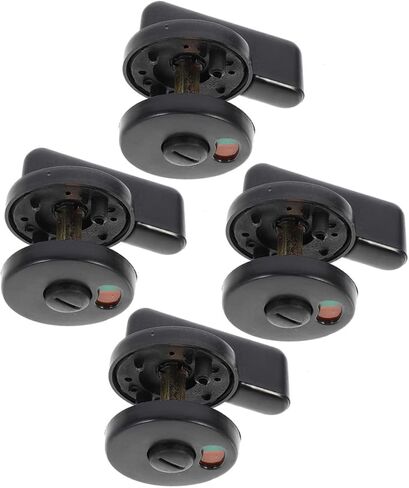 Balacoo 4pcs Privacy Indicator Door Lock Set for Public Restroom Stalls Vacant Occupied Lock Indicator for Bathroom Partitions in Saudi Arabia