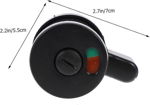 Balacoo 4pcs Privacy Indicator Door Lock Set for Public Restroom Stalls Vacant Occupied Lock Indicator for Bathroom Partitions in Saudi Arabia