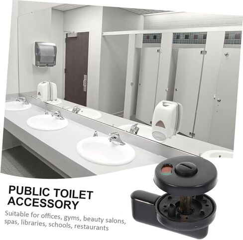 Balacoo 4pcs Privacy Indicator Door Lock Set for Public Restroom Stalls Vacant Occupied Lock Indicator for Bathroom Partitions in Saudi Arabia