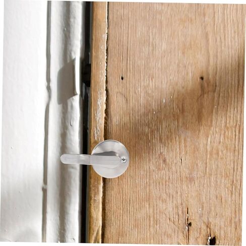 TEHAUX Stainless Steel Bathroom Indicator Lock Vacant Occupied Privacy Handle Latch for Public Restroom Doors Toilet Partition Lock with Engaged Status for Enhanced Security in Saudi Arabia