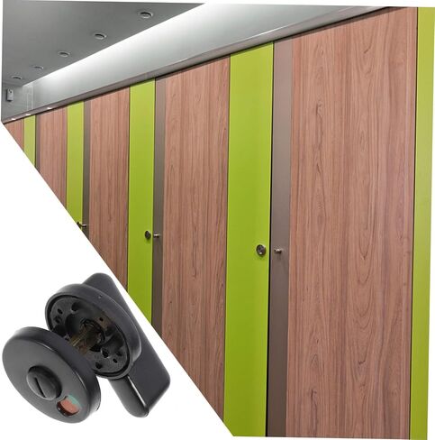 Veemoon 5pcs Toilet Lock Open Close Indicator Rotatable Handle Material for Gyms Spas Schools Libraries in Saudi Arabia