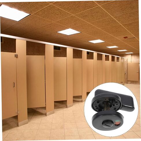 POPETPOP 4pcs Bathroom Stall Lock Kit Privacy Indicator Door Lock Vacant Occupied Restroom for Public Toilets and Restrooms in Saudi Arabia