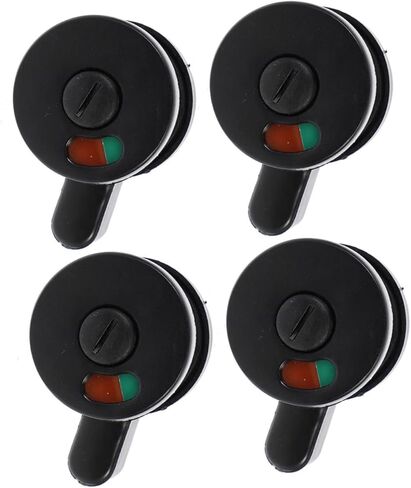 Tofficu 4pcs Bathroom Stall Lock Set Privacy Indicator Vacant Occupied Door Lock for Public Restrooms Suitable for Toilet Partitions and Privacy Needs in Saudi Arabia