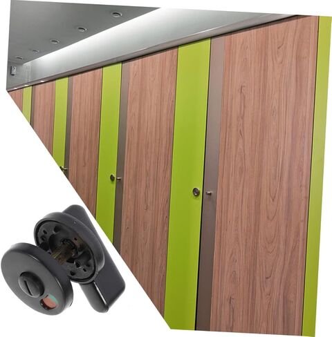 Tofficu 4pcs Bathroom Stall Lock Set Privacy Indicator Vacant Occupied Door Lock for Public Restrooms Suitable for Toilet Partitions and Privacy Needs in Saudi Arabia