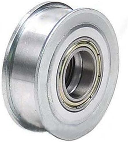 بكرة حزام التوقيت MXL50T بكرة خاملة ناعمة 10 مم مع محمل مزدوج لحزام عرض 10 مم (عرض سطح أملس 11 مم، التجويف: 10 مم - محمل مزدوج) in Kuwait